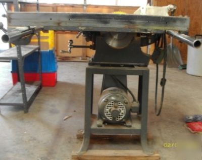 Delta milwaukee table saw 1940's mot. 115V 13Ã¥ 60CY 1HP