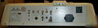 Elmo ev-368 visual presenter projector,working,no bulbs