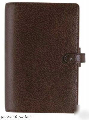 Filofax finsbury leather personal organizer brown $65