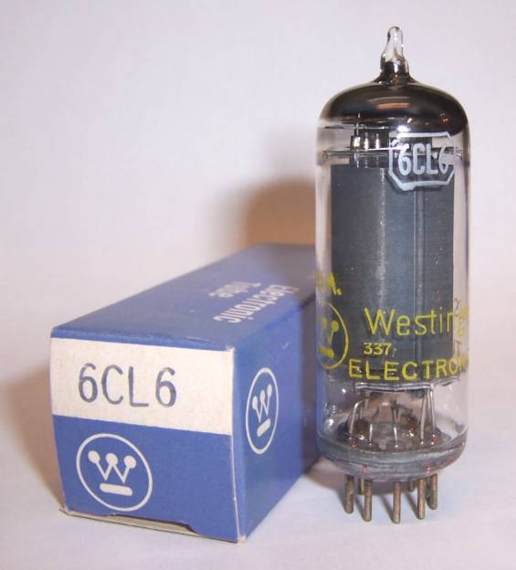 New in box 6CL6 ham radio transmitter driver tube
