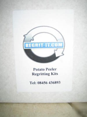Potato peeler 14LB regritting kit same grit as crypto