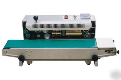  FR9H band conveyor horizontal bags and plastic sealer 