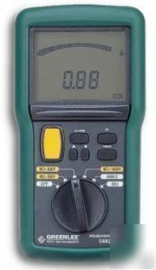 Greenlee 5880 digital/analog megohmeter megger