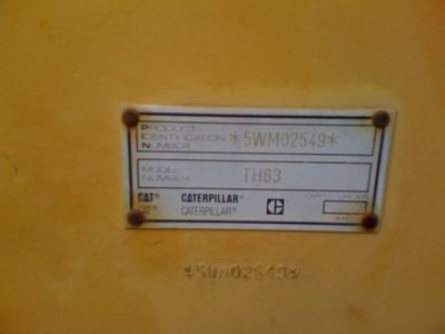1998 caterpillar TH63 - low hours - forklift