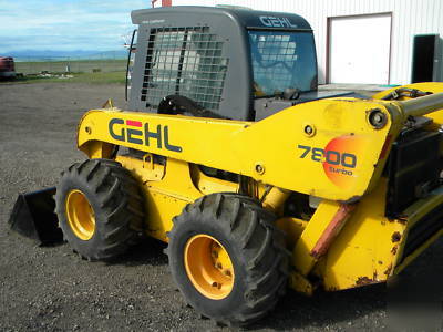 2002 gehl 7800 951 hours SL7800 2 speed heat & a/c