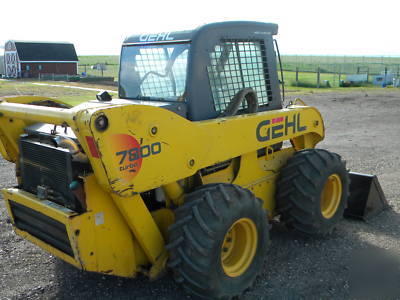 2002 gehl 7800 951 hours SL7800 2 speed heat & a/c
