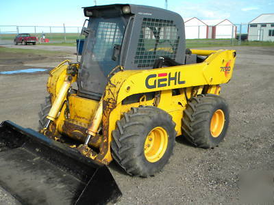 2002 gehl 7800 951 hours SL7800 2 speed heat & a/c
