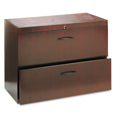 Corsica lateral file, 36W x 17D x 27-1/2H, mahogany