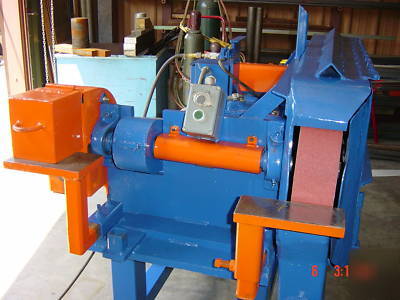 Custom built hi- production belt grinder/ sander
