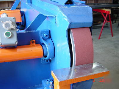 Custom built hi- production belt grinder/ sander