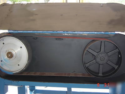 Custom built hi- production belt grinder/ sander
