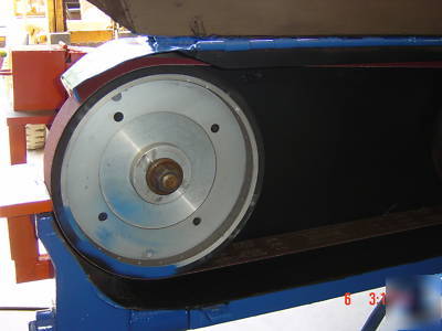 Custom built hi- production belt grinder/ sander