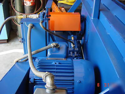Custom built hi- production belt grinder/ sander