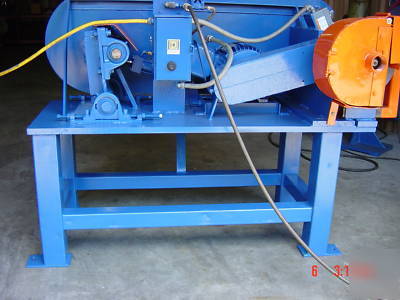 Custom built hi- production belt grinder/ sander