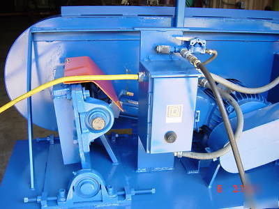 Custom built hi- production belt grinder/ sander