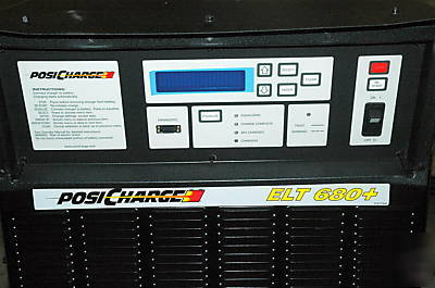 Posicharge elt 680+ fork lift chargers qt. 2 damaged