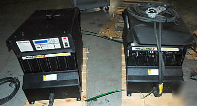 Posicharge elt 680+ fork lift chargers qt. 2 damaged