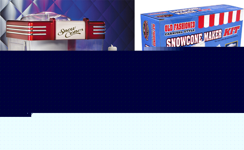 Retro snow cone maker party combo fun kit gift idea