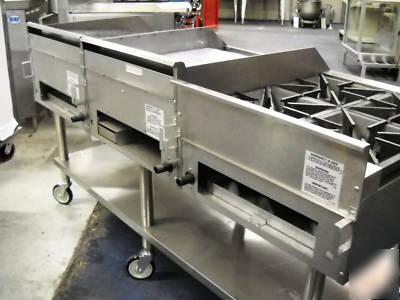 Southbend 3 in 1, griddle, charbroiler and 4 burner 