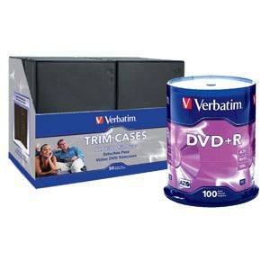 Verbatim 95098/95094KIT -100PK dvd+r 16X 4.7GB bra