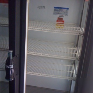 Coke coca cola beverage air refrigerator fridge 