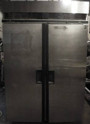 Commercial freezer - two door - works great 