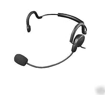Lightweight headset for motorola two pin radios - C1LHS