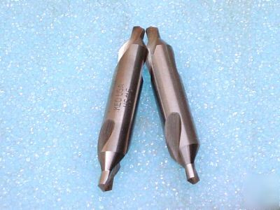 Lot of 2 keo cutters hs#6 combined drill & countersink 