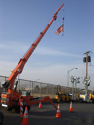 Mini crane- jekko SPD360- rental ad