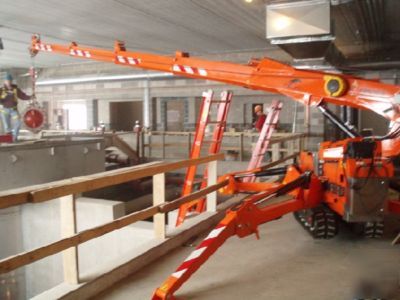 Mini crane- jekko SPD360- rental ad