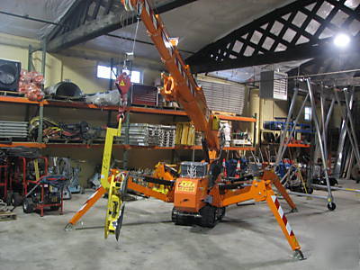 Mini crane- jekko SPD360- rental ad