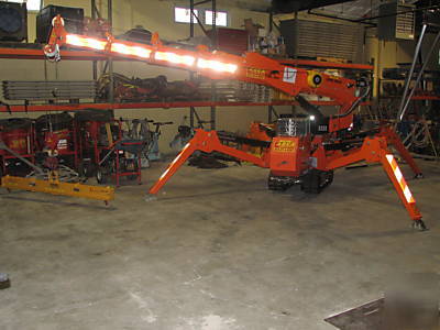 Mini crane- jekko SPD360- rental ad
