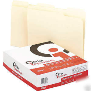 New manilla letter file folders 100 ct. box