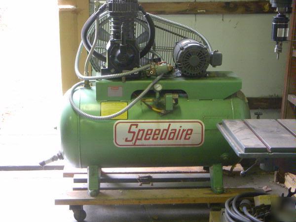 Speedaire 60 gallon industrial duty air compressor 5 hp