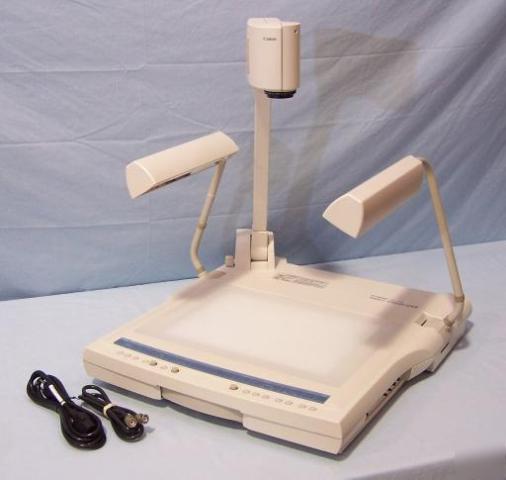 Canon video visualizer re-350 document camera projector