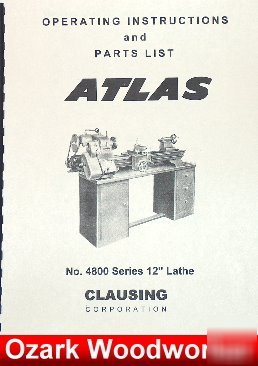 Clausing 100 atlas 4800 12