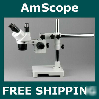 5X-10X-15X-30X trinocular stereo coin boom microscope