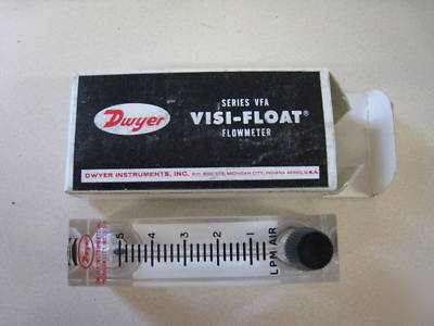 Dwyer series vfa visi-float flowmeter .6-5 lpm 