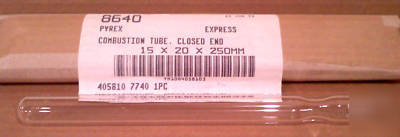 Corning pyrex carius combustion tube neck constriction