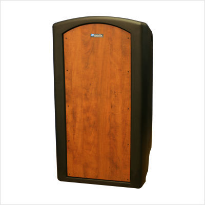Pinnacle full height non-sound lectern finish: mahogany