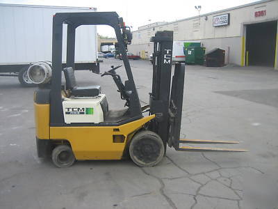 Tcm 3000# forklift cushion tire lp power ready to work