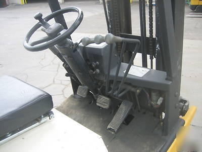 Tcm 3000# forklift cushion tire lp power ready to work