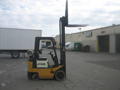 Tcm 3000# forklift cushion tire lp power ready to work