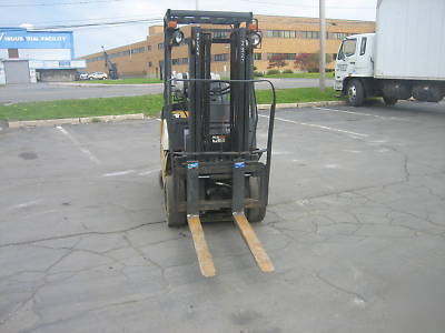 Tcm 3000# forklift cushion tire lp power ready to work