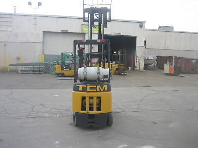 Tcm 3000# forklift cushion tire lp power ready to work