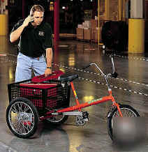 Worksman mover industrial 3-speed tricycle M2020-3CB 