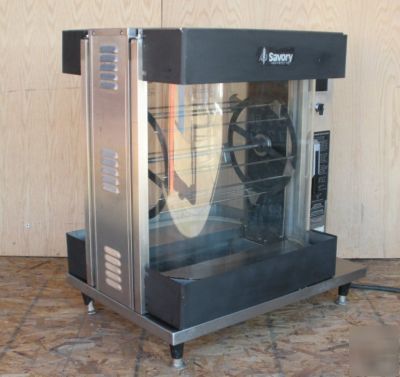 Merco savory sp-5 panorama chicken rotisserie oven 