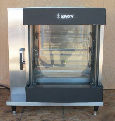 Merco savory sp-5 panorama chicken rotisserie oven 