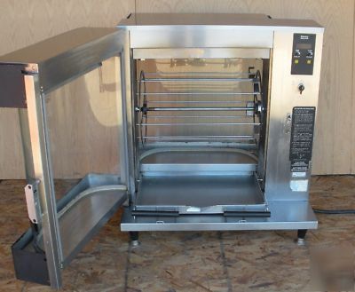 Merco savory sp-5 panorama chicken rotisserie oven 