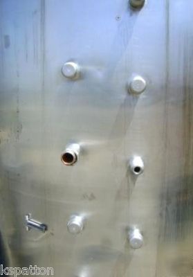 1000 gallon stainless jacketed mix tank